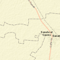 Sanahcat Street Map