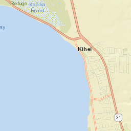 Kīhei Street Map