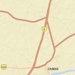 Chikhli Street Map