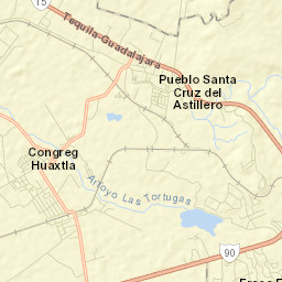 Colonia Cuisillos Street Map