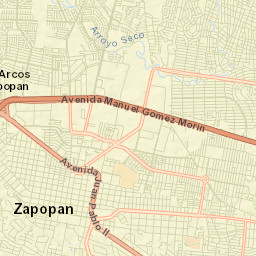 Zapopan Street Map
