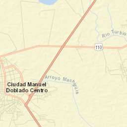 Ciudad Manuel Doblado Street Map