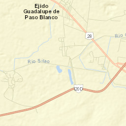 Guadalupe de Paso Blanco Street Map