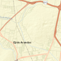 Arandas Street Map