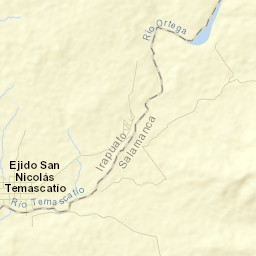 San Nicolás Temascatío Street Map