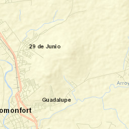 Comonfort Street Map