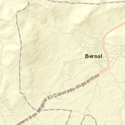 Bernal Street Map