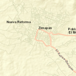 Zimapan Street Map
