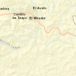 Castillo de Teayo Street Map
