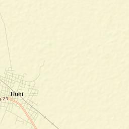 Huhi Street Map