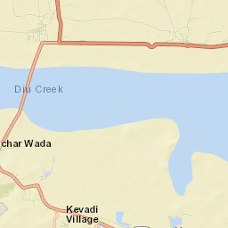 Diu Street Map