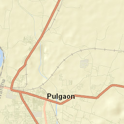 Pulgaon Street Map