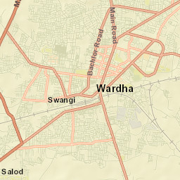 Wardha Street Map