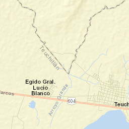 Teuchitlán Jalisco Street Map