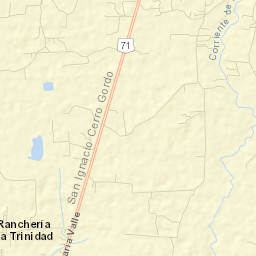 Agua Nueva Street Map