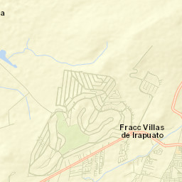 Villas de Irapuato Street Map