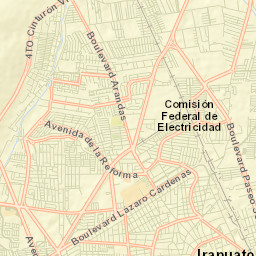 Irapuato Street Map