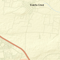 Santa Cruz Street Map