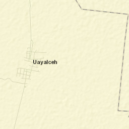 Uayalceh de Peón Street Map