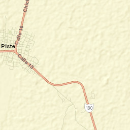 Mayan Pyramids, Yucatan, Mexico Street Map