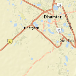 Dhamtari Street Map