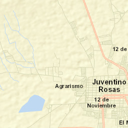 Juventino Rosas Street Map