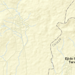 Rincón del Centeno Street Map