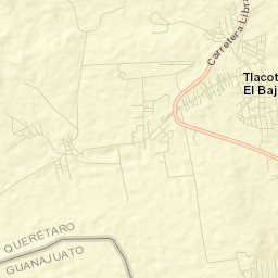 Tlacote el Bajo Street Map