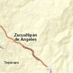 Zacualtipán Street Map