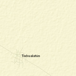 Tixhualactún Street Map