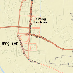 Hưng Yên Street Map