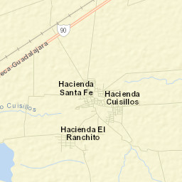 Cuisillos Street Map