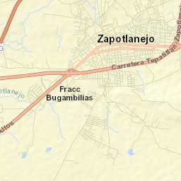 Zapotlanejo Street Map