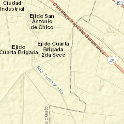 Cuarta Brigada Street Map
