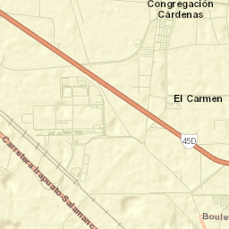 Cárdenas Street Map