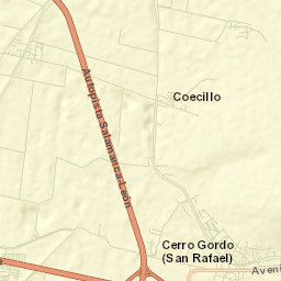 Cerro Gordo Street Map