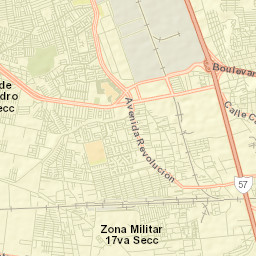 Santa María Magdalena Street Map