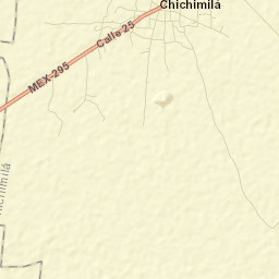 Chichimila Street Map