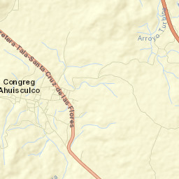 Ahuisculco Street Map