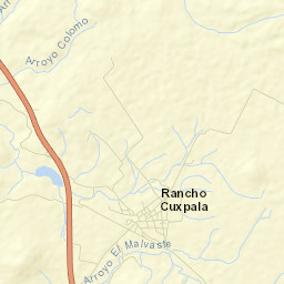 Cuxpala Street Map