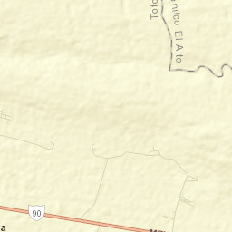 Cuesta de Ovejas Street Map