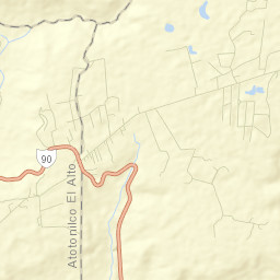 La Angostura de los Altos Street Map