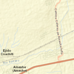 Caleras de Ameche Street Map