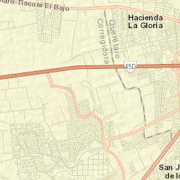 San Jose de los Olvera Street Map