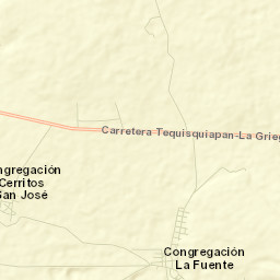 Los Cerritos Street Map