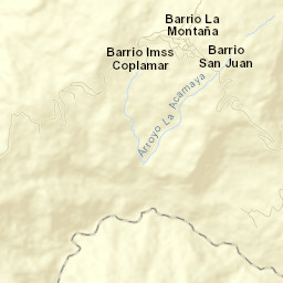 Texcatepec Street Map