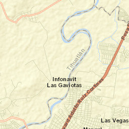 Fraccionamiento la Florida Street Map