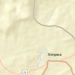 Surgana Street Map