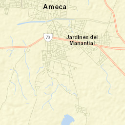Ameca Municipality Street Map
