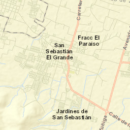San Sebastian Street Map